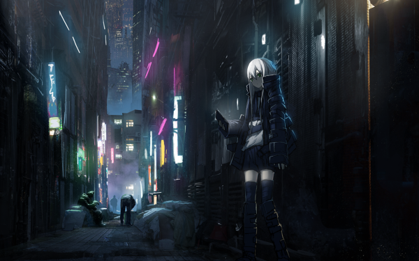 Anime Original Night HD Wallpaper | Background Image