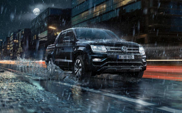 rain car Volkswagen vehicle Volkswagen Amarok HD Desktop Wallpaper | Background Image