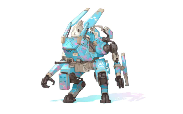 bunny Sci Fi robot HD Desktop Wallpaper | Background Image