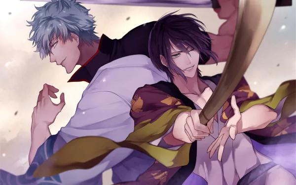 Shinsuke Takasugi Gintoki Sakata Anime Gintama HD Desktop Wallpaper | Background Image