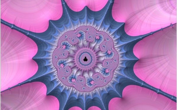 Abstract Fractal Pink Pattern HD Wallpaper | Background Image
