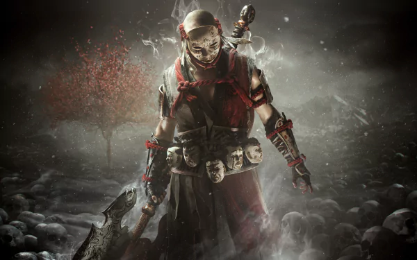 mask warrior For Honor (Video Game) video game HD Desktop Wallpaper | Background Image