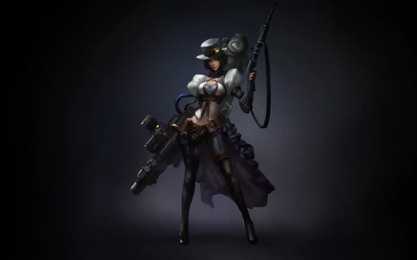 hat weapon Sci Fi dieselpunk HD Desktop Wallpaper | Background Image