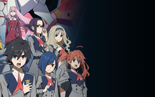 Anime Darling in the FranXX Zero Two Hiro Ichigo Ikuno Kokoro Miku Mitsuru Goro Zorome Futoshi HD Wallpaper | Background Image