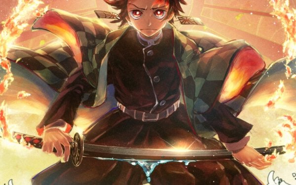Anime Demon Slayer: Kimetsu no Yaiba Tanjiro Kamado HD Wallpaper | Background Image