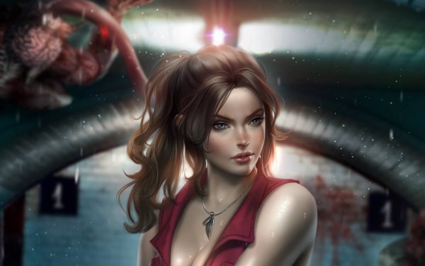 Video Game Resident Evil 2 (2019) Resident Evil Claire Redfield Blue Eyes HD Wallpaper | Background Image