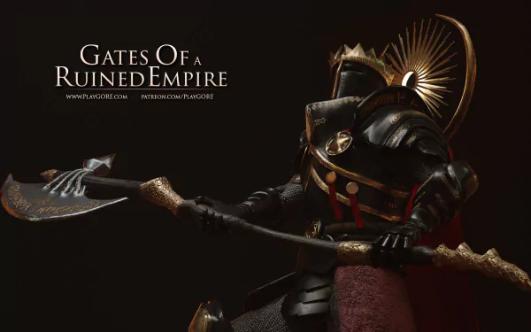 video game Gates Of a Ruined Empire HD Desktop Wallpaper | Background Image