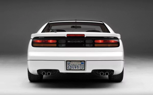 white car grand tourer old car vehicle Nissan 300ZX HD Desktop Wallpaper | Background Image