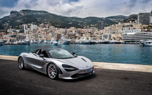 silver car car Monaco supercar McLaren vehicle McLaren 720S HD Desktop Wallpaper | Background Image