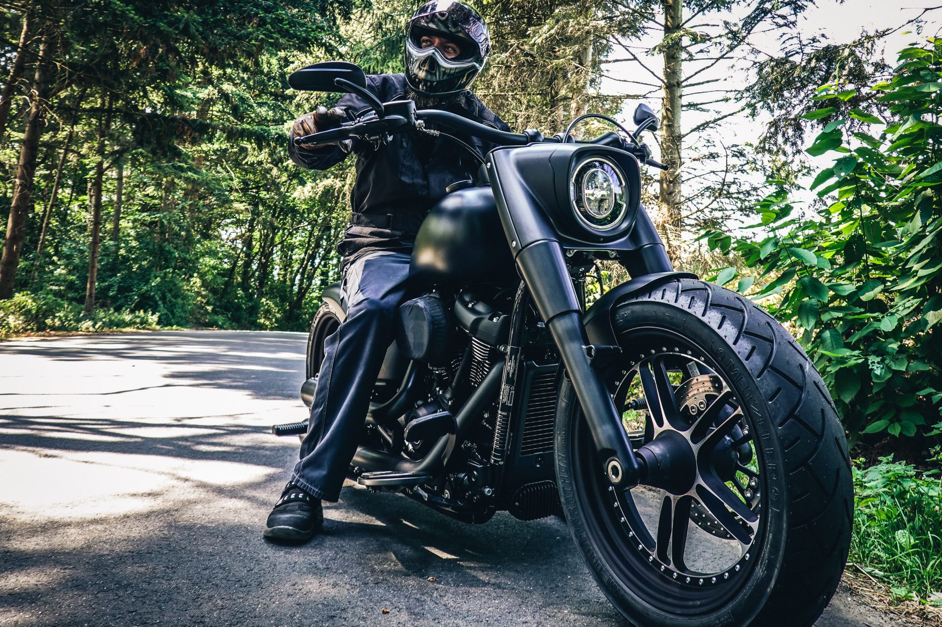 Deadly Fight customized Thunderbike Harley-Davidson Fat Boy by Ben Ott