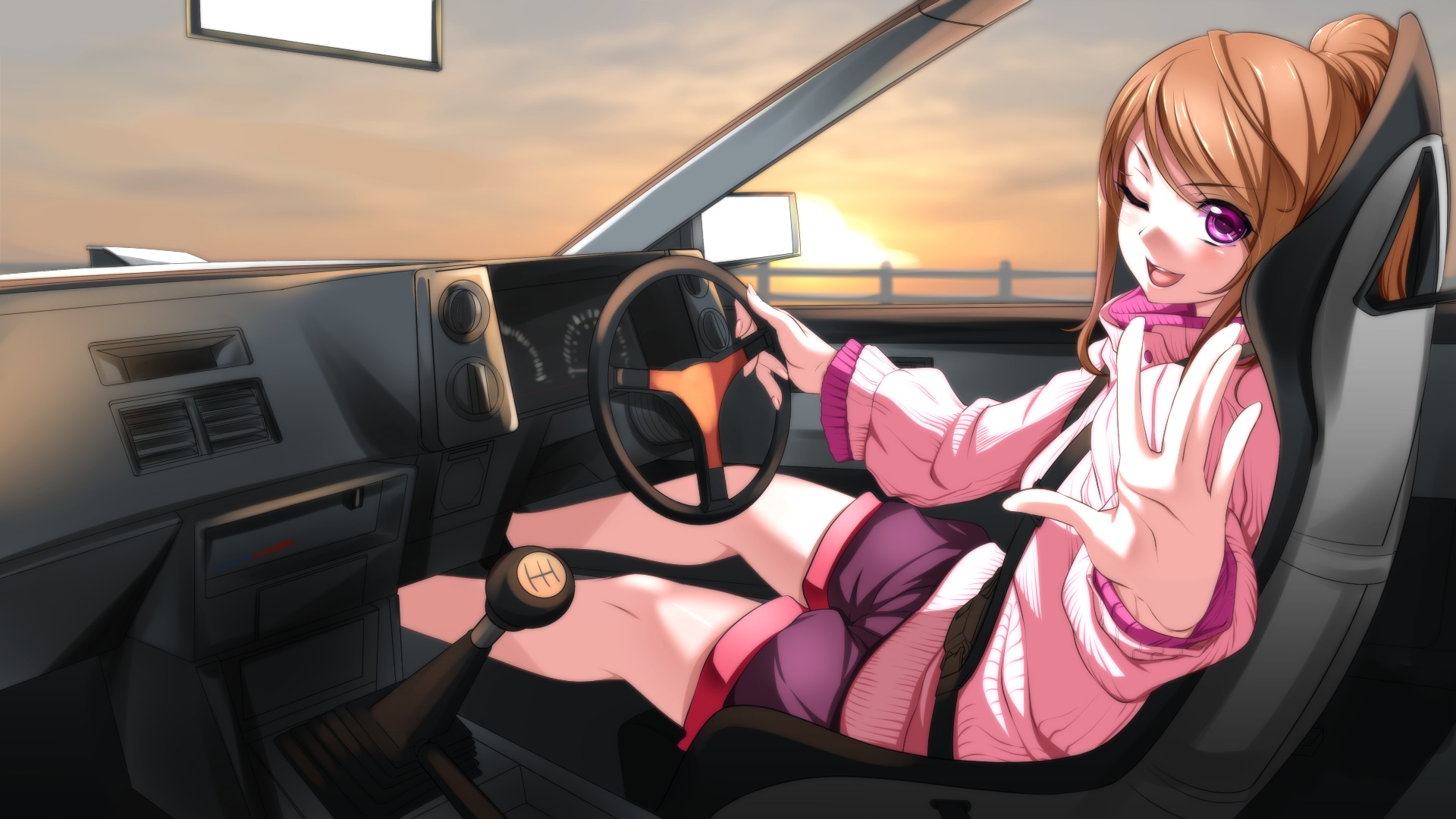 Anime Girl HD Wallpaper by TORON
