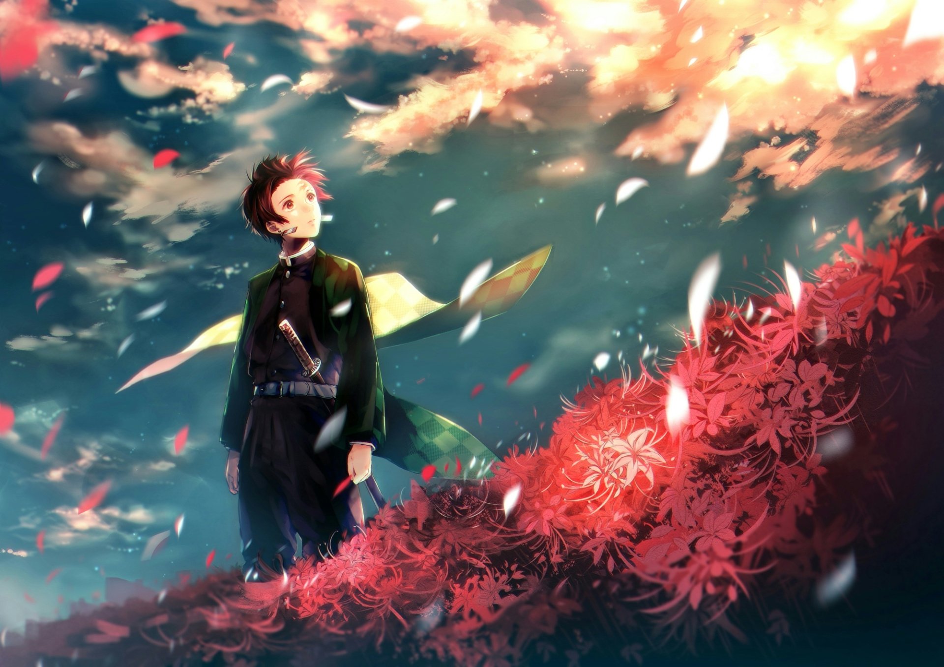 Tanjiro Kamado HD Wallpaper Demon Slayer Kimetsu No Yaiba Anime Art 
