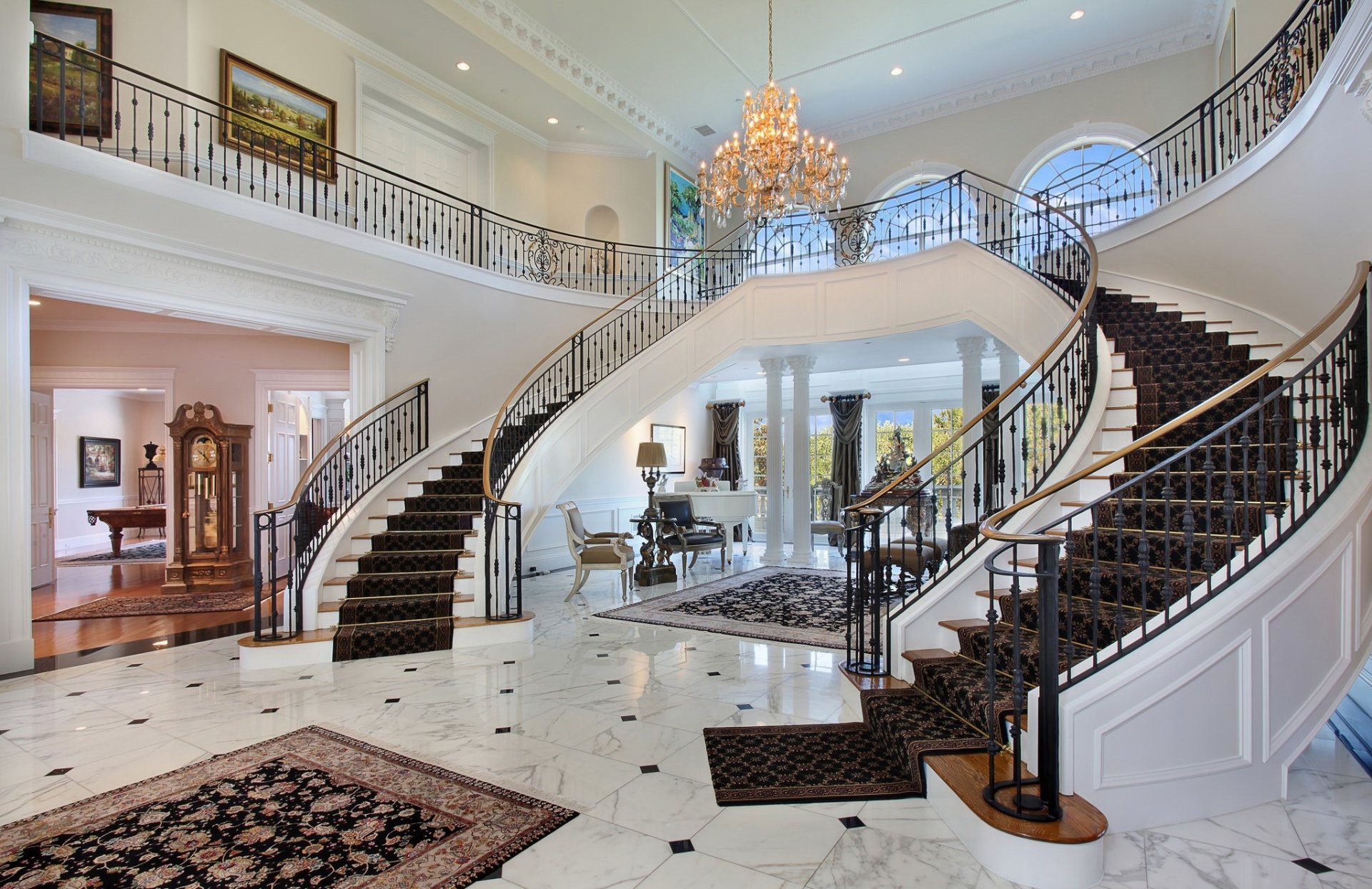 Elegant HD Living - Stairs Room