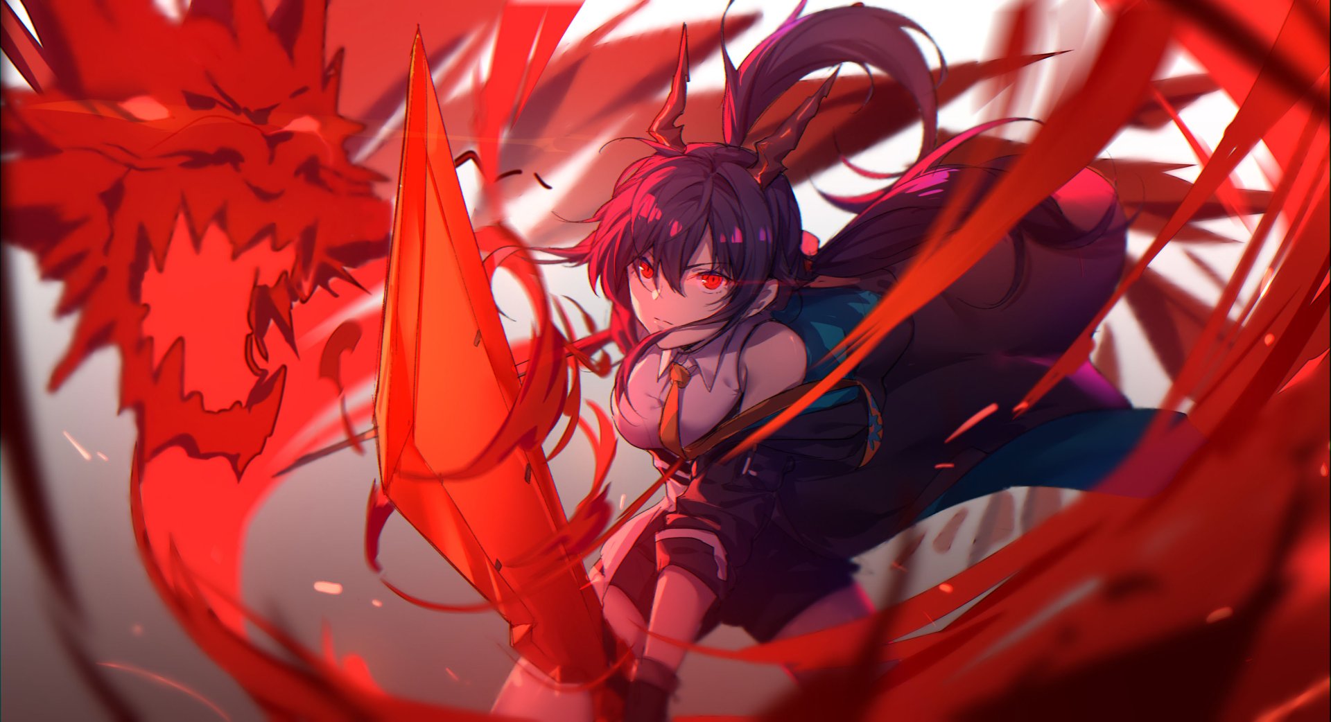 Download Ch'en (Arknights) Video Game Arknights HD Wallpaper by Yumuto