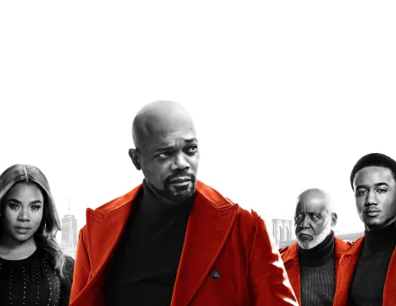 Jessie Usher Richard Roundtree Regina Hall Samuel L. Jackson movie Shaft (2019) HD Desktop Wallpaper | Background Image
