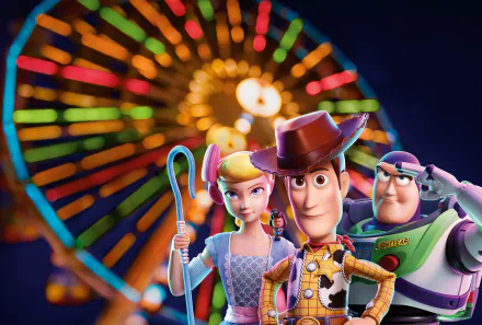 Bo Peep Buzz Lightyear Woody (Toy Story) movie Toy Story 4 HD Desktop Wallpaper | Background Image