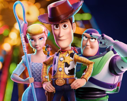Bo Peep Buzz Lightyear Woody (Toy Story) movie Toy Story 4 HD Desktop Wallpaper | Background Image