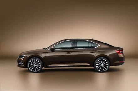 brown car car Skoda vehicle Skoda Superb HD Desktop Wallpaper | Background Image