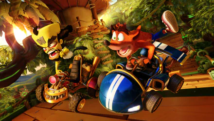 video game Crash Team Racing HD Desktop Wallpaper | Background Image