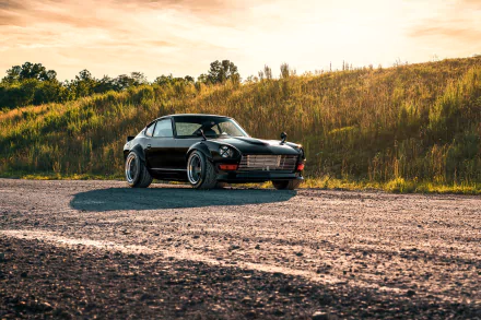 black car car Datsun vehicle Datsun 240Z HD Desktop Wallpaper | Background Image