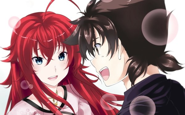Anime High School DxD Rias Gremory Issei Hyoudou HD Wallpaper | Background Image