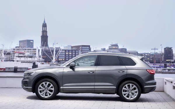 SUV silver car car Volkswagen vehicle Volkswagen Touareg HD Desktop Wallpaper | Background Image