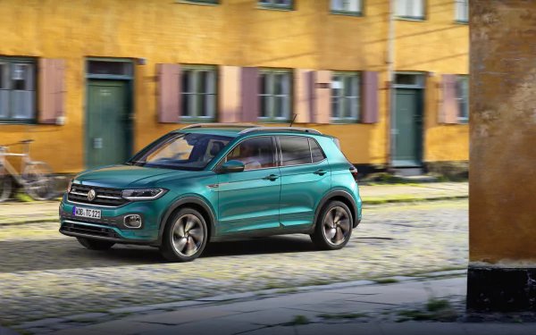 SUV car Volkswagen vehicle Volkswagen T-Cross HD Desktop Wallpaper | Background Image