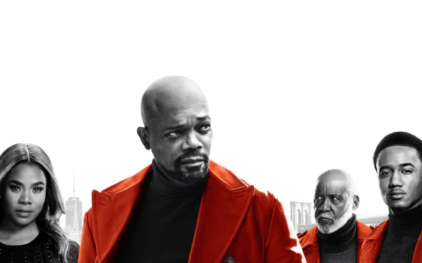 Jessie Usher Richard Roundtree Regina Hall Samuel L. Jackson movie Shaft (2019) HD Desktop Wallpaper | Background Image