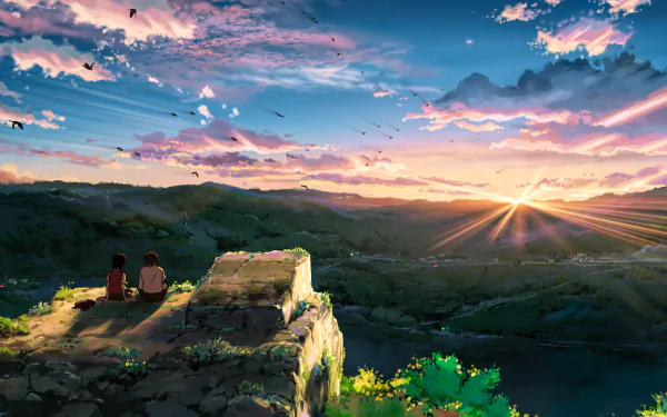 Anime Children Who Chase Lost Voices HD Desktop Wallpaper | Background Image