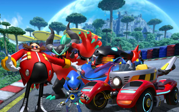 video game Team Sonic Racing HD Desktop Wallpaper | Background Image
