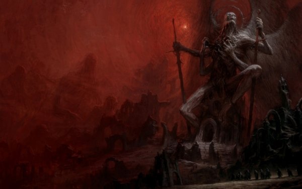 Dark Creepy Demon Sword HD Wallpaper | Background Image