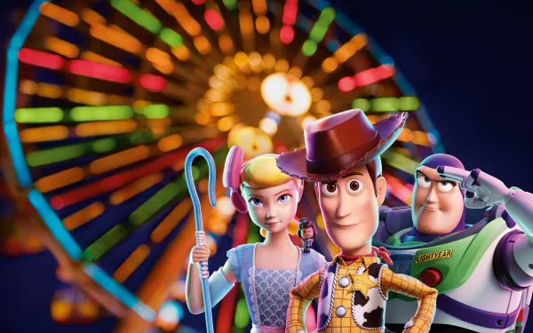 Bo Peep Buzz Lightyear Woody (Toy Story) movie Toy Story 4 HD Desktop Wallpaper | Background Image
