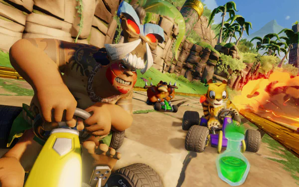 video game Crash Team Racing HD Desktop Wallpaper | Background Image