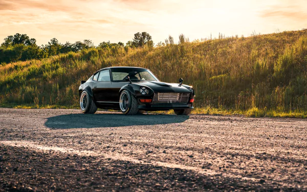 black car car Datsun vehicle Datsun 240Z HD Desktop Wallpaper | Background Image