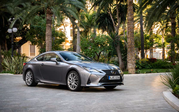 compact car silver car Lexus car vehicle Lexus RC HD Desktop Wallpaper | Background Image