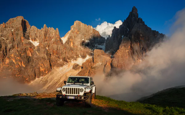 white car car Jeep vehicle Jeep Gladiator HD Desktop Wallpaper | Background Image