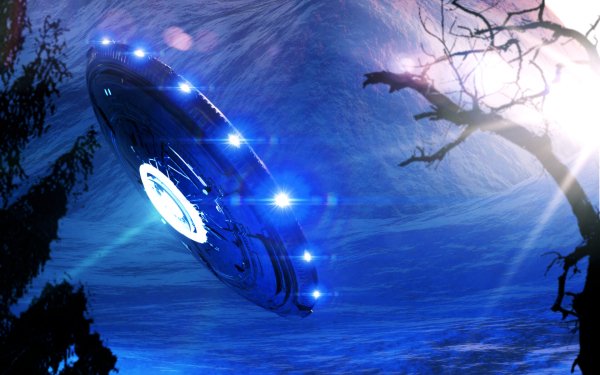 Sci Fi UFO Spaceship HD Wallpaper | Background Image