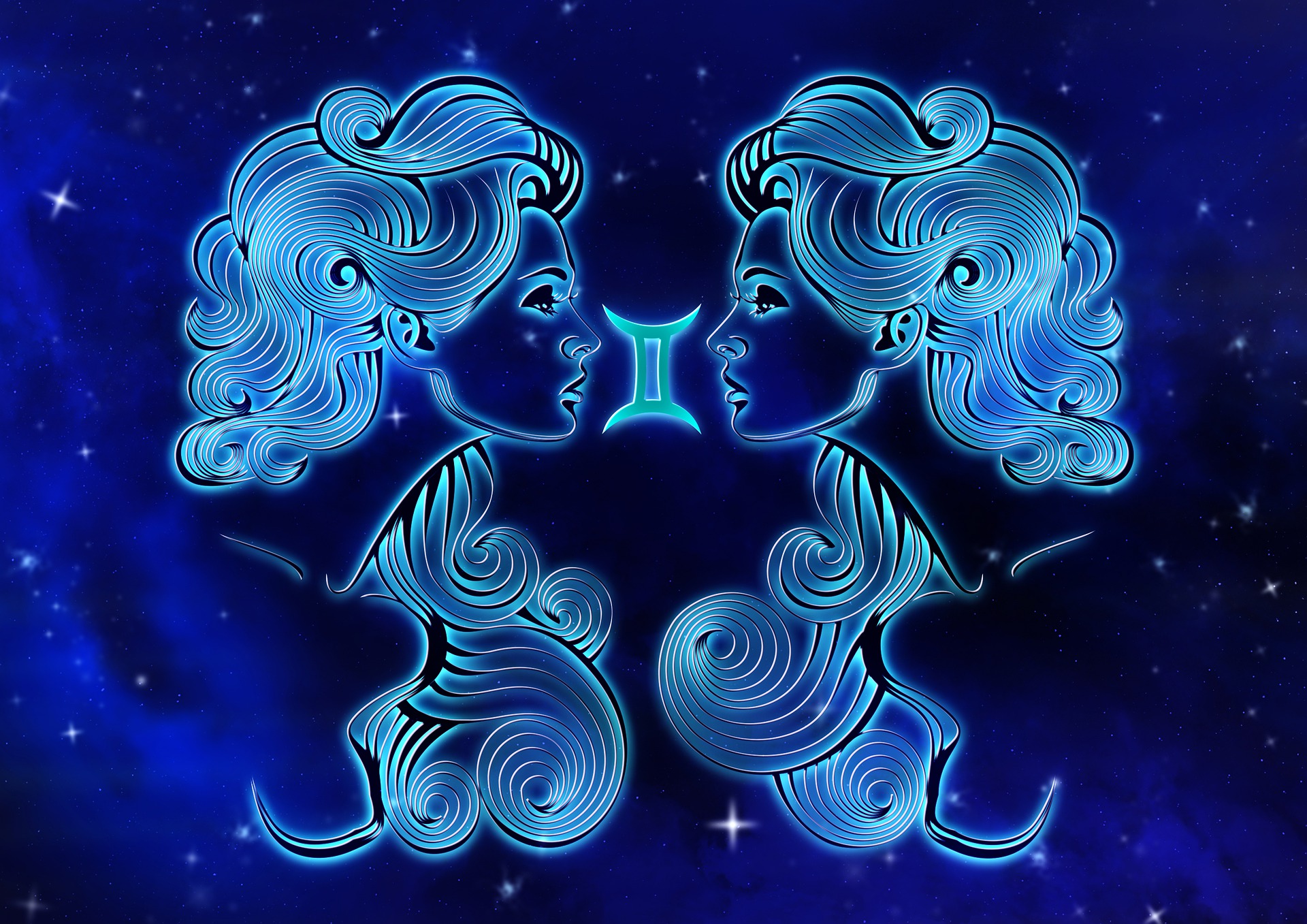 Blue Gemini Twins by DarkWorkX
