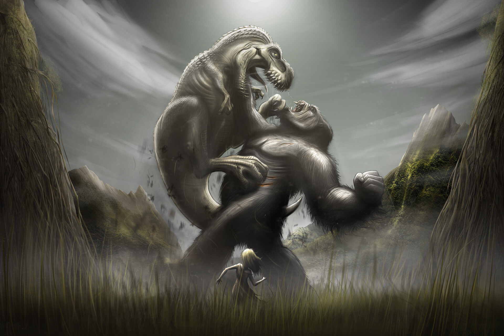 Fantasy King Kong HD Wallpaper | Background Image