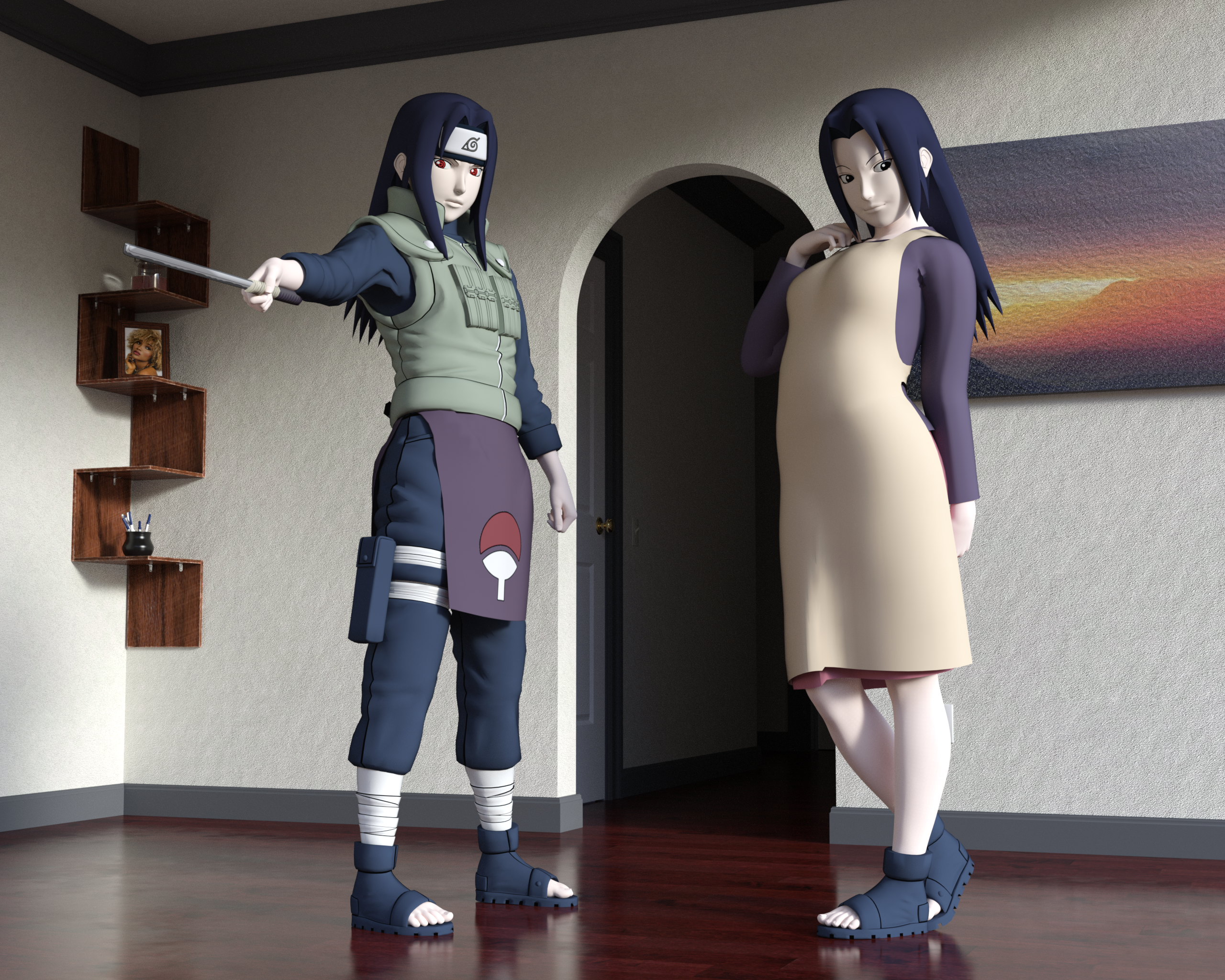 Uchiha Mikoto, Naruto