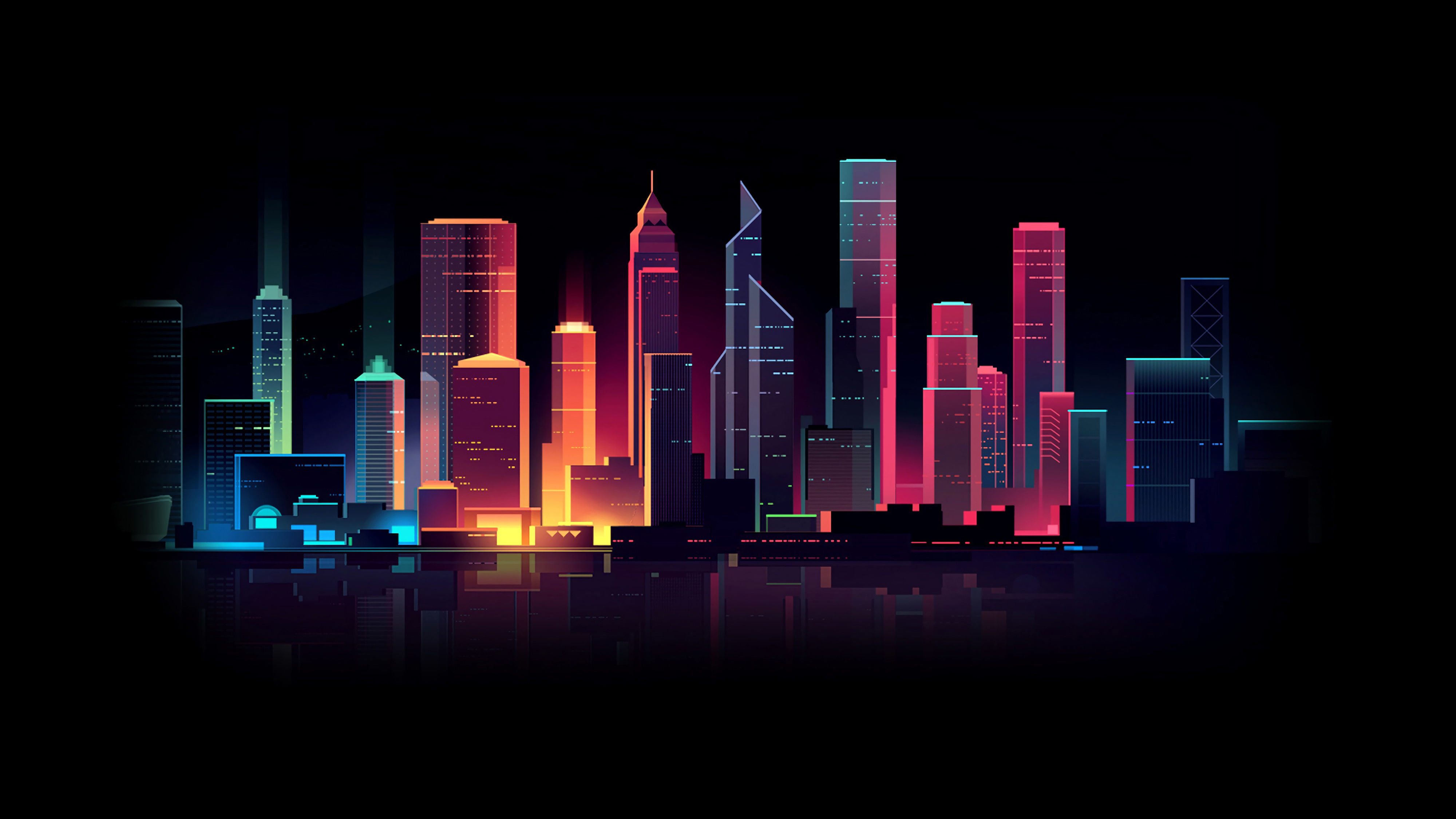 Artistic City 4k Ultra HD Wallpaper by Romain Trystram