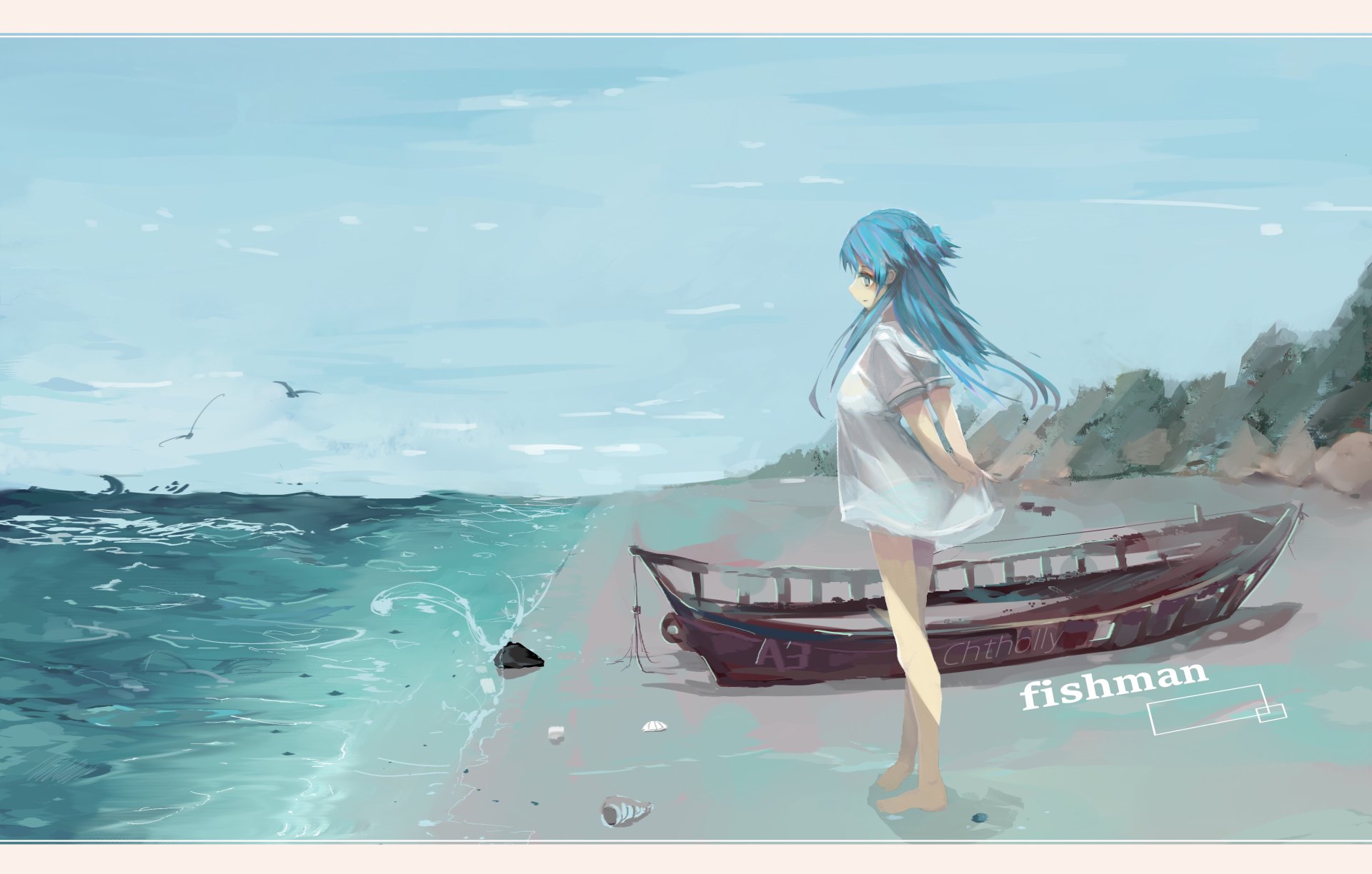 Download Chtholly Nota Seniorious Anime SukaSuka 4k Ultra HD Wallpaper by 散雨沙