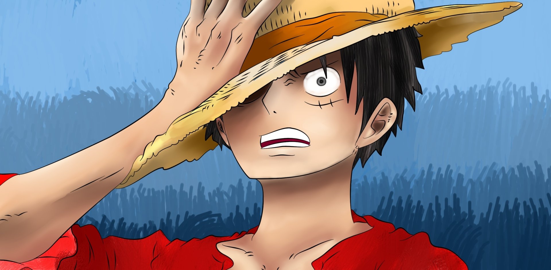 Download Monkey D. Luffy Anime One Piece HD Wallpaper by UchihaEchinox