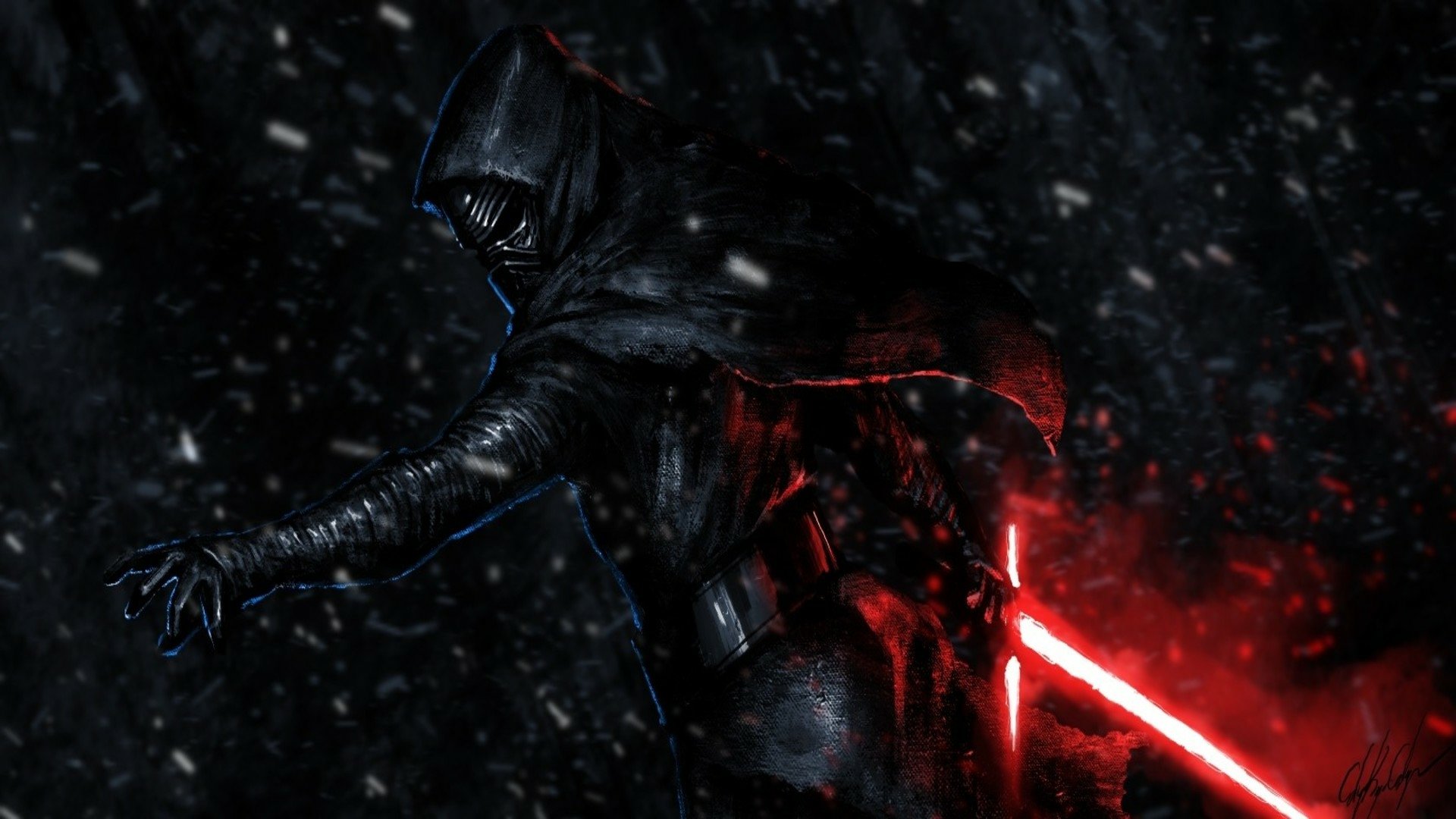 Download Star Wars Episode VII: The Force Awakens Lightsaber Kylo Ren Sci Fi Star Wars HD Wallpaper by Çağlayan Kaya Göksoy
