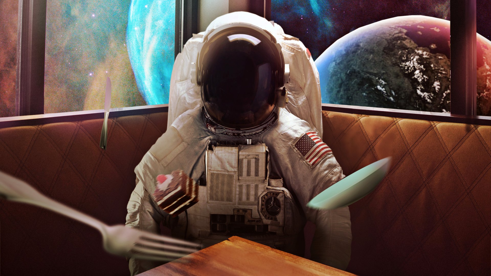 Download Dream Sci Fi Astronaut  4k Ultra HD Wallpaper