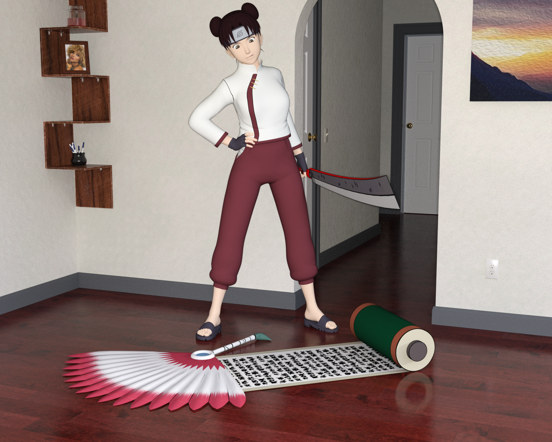 Download Tenten (Naruto) Anime Naruto HD Wallpaper by Shinteo