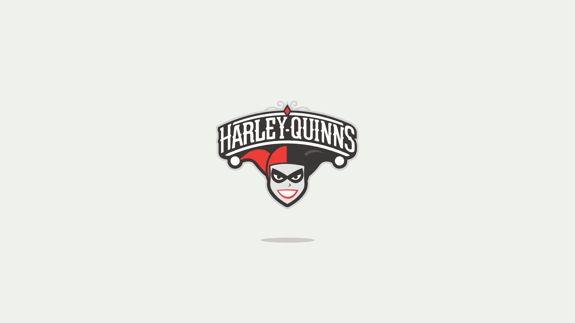 Download Minimalist DC Comics Harleen Quinzel Comic Harley Quinn Minimalist Comic 4k Ultra HD Wallpaper by N DESIGN CO.