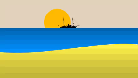  Artistic Ship on the Ocean by Smim Bip