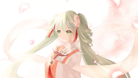 Hatsune Miku Anime Vocaloid HD Desktop Wallpaper | Background Image