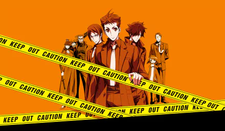 Akane Shikisai Seiji Nanatsuki Kujaku Nijou Zeroemon Kiryuin Sakon Shiori Ichinose Rokusuke Endou Bellemer Cinq Anime Special Crime Investigation Unit - Special 7 HD Desktop Wallpaper | Background Image